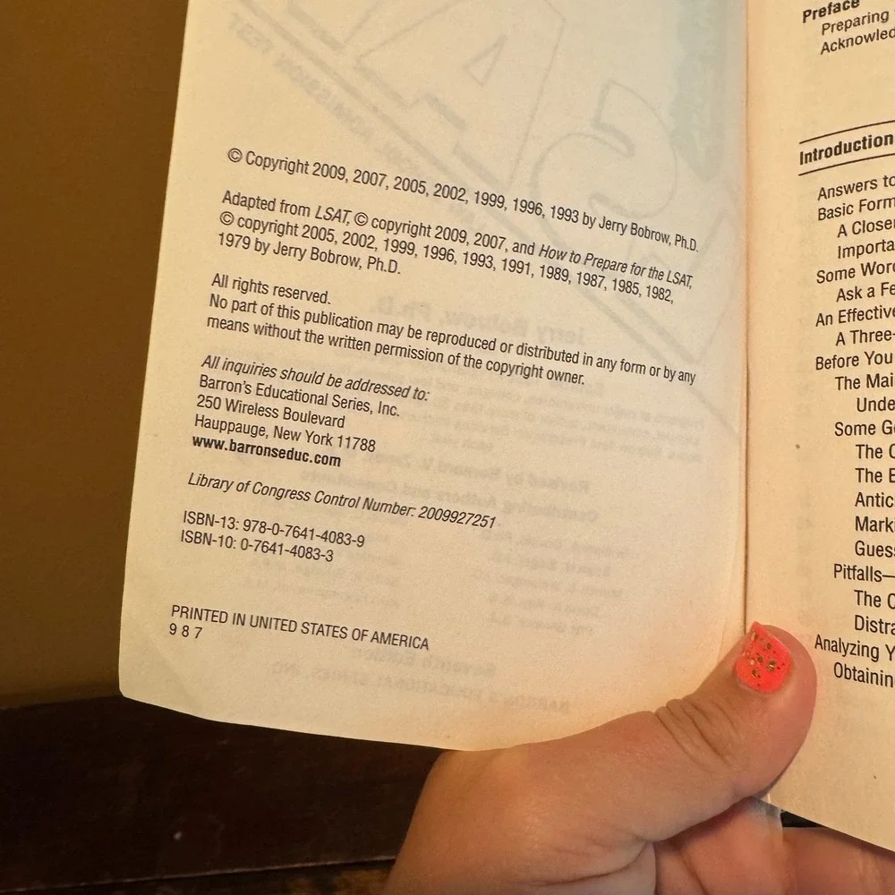 Barron's Pass Key to the LSAT Law School Admission‎ Test, 7th Edition, Prep